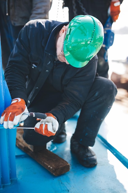 manual worker working shipyard construction site industry 981082 2223